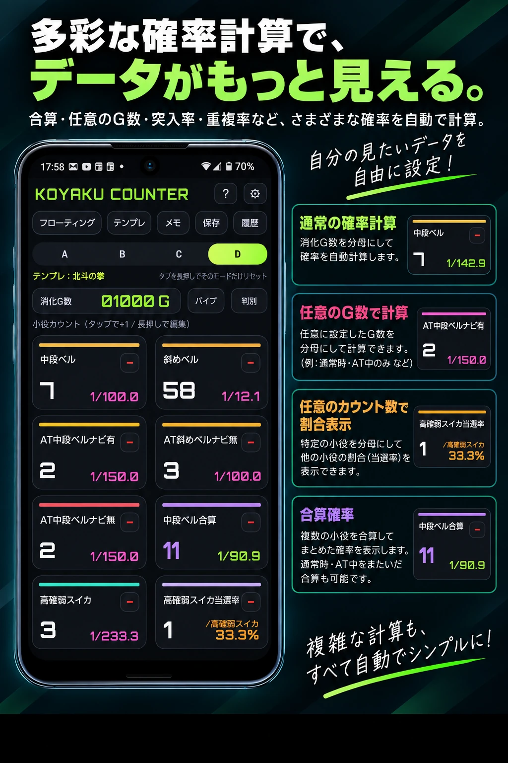 KOYAKU COUNTER アプリ紹介 5